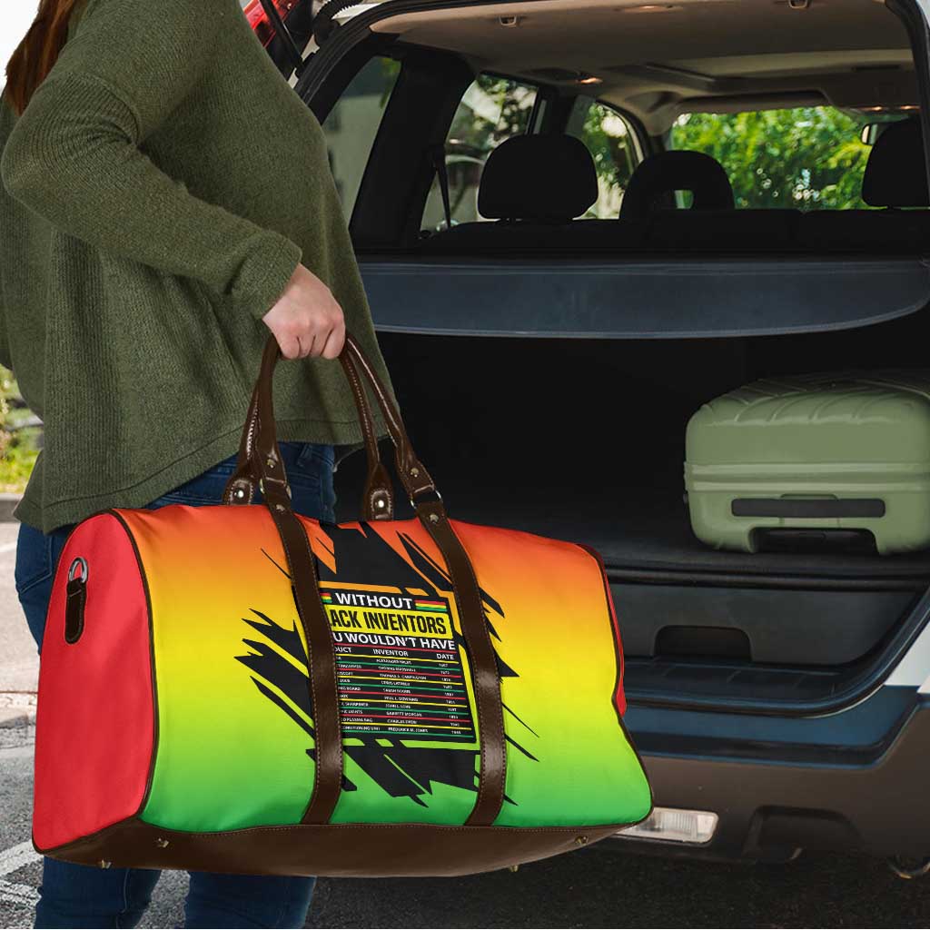 Without Black Inventors Educational List Travel Bag Black History Month African