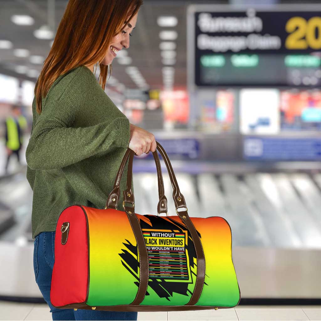 Without Black Inventors Educational List Travel Bag Black History Month African