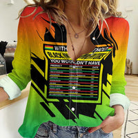 Without Black Inventors Educational List Women Casual Shirt Black History Month African