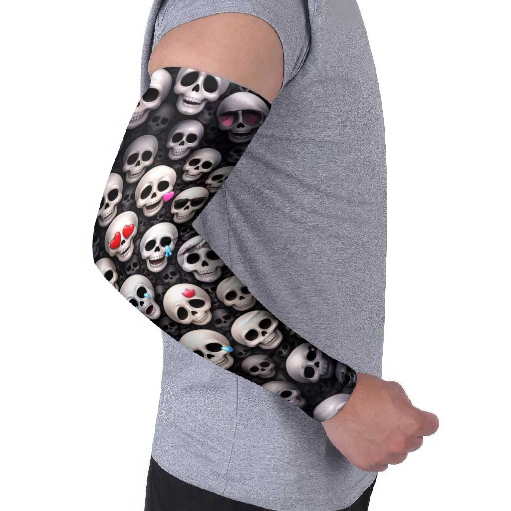 Emoji Skulls Arm Sleeves Moodboard of the Dead