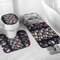 Emoji Skulls Bathroom Set Moodboard of the Dead