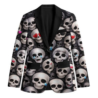 Emoji Skulls Blazer Moodboard of the Dead