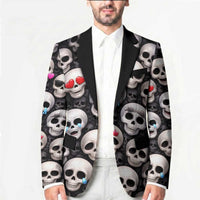 Emoji Skulls Blazer Moodboard of the Dead