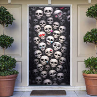 Emoji Skulls Door Cover Moodboard of the Dead