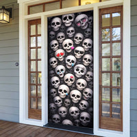 Emoji Skulls Door Cover Moodboard of the Dead