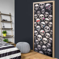 Emoji Skulls Door Cover Moodboard of the Dead