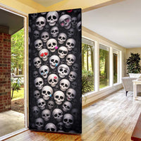 Emoji Skulls Door Cover Moodboard of the Dead