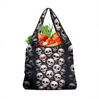 Emoji Skulls Grocery Bag Moodboard of the Dead