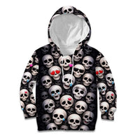 Emoji Skulls Kid Hoodie Moodboard of the Dead