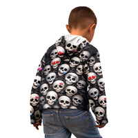 Emoji Skulls Kid Hoodie Moodboard of the Dead