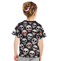 Emoji Skulls Kid T Shirt Moodboard of the Dead