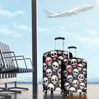Emoji Skulls Luggage Cover Moodboard of the Dead