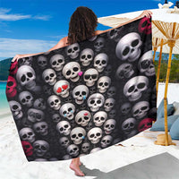 Emoji Skulls Sarong Moodboard of the Dead