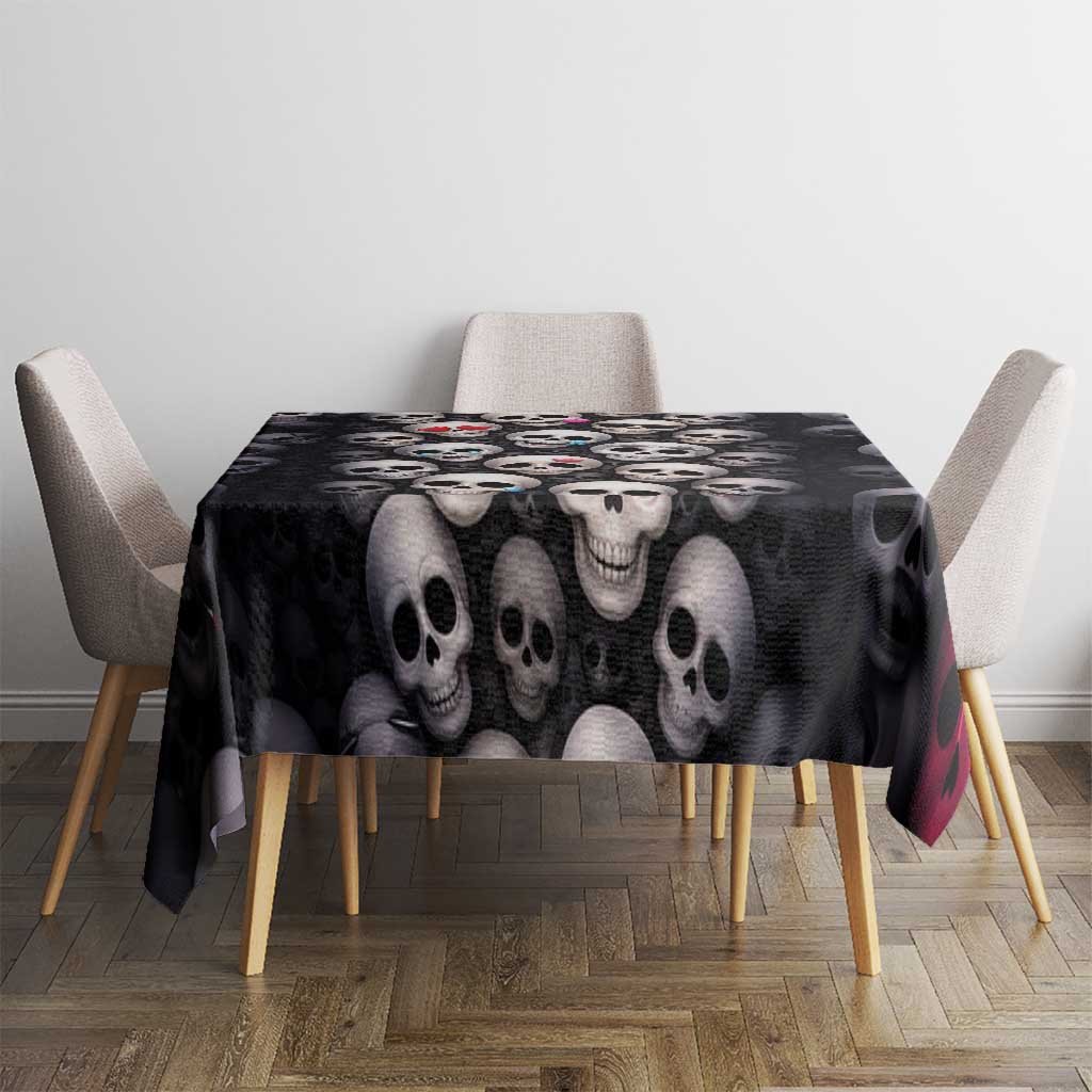 Emoji Skulls Tablecloth Moodboard of the Dead