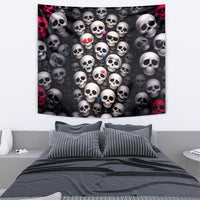 Emoji Skulls Tapestry Moodboard of the Dead