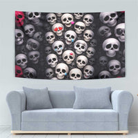 Emoji Skulls Tapestry Moodboard of the Dead