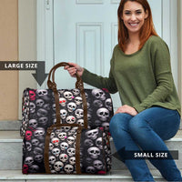 Emoji Skulls Travel Bag Moodboard of the Dead