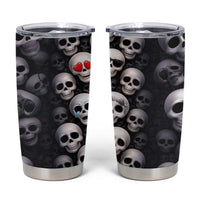 Emoji Skulls Tumbler Cup Moodboard of the Dead