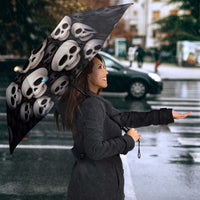 Emoji Skulls Umbrella Moodboard of the Dead