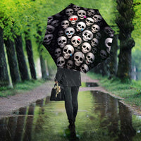 Emoji Skulls Umbrella Moodboard of the Dead