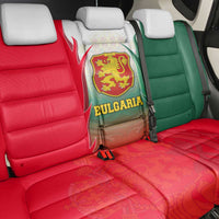 Bulgaria National Crest Back Car Seat Cover with Tricolor Design and Folk Cuff Pattern