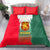 Bulgaria National Crest Bedding Set with Tricolor Design and Folk Cuff Pattern