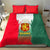 Bulgaria National Crest Bedding Set with Tricolor Design and Folk Cuff Pattern