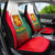 Bulgaria National Crest Car Seat Cover with Tricolor Design and Folk Cuff Pattern