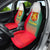 Bulgaria National Crest Car Seat Cover with Tricolor Design and Folk Cuff Pattern