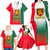 Bulgaria National Crest Family Matching Long Sleeve Bodycon Dress and Hawaiian Shirt with Tricolor Design and Folk Cuff Pattern