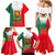 Bulgaria National Crest Family Matching Mermaid Dress and Hawaiian Shirt with Tricolor Design and Folk Cuff Pattern