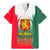 Bulgaria National Crest Family Matching Mermaid Dress and Hawaiian Shirt with Tricolor Design and Folk Cuff Pattern