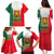 Bulgaria National Crest Family Matching Puletasi and Hawaiian Shirt with Tricolor Design and Folk Cuff Pattern