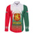 Bulgaria National Crest Family Matching Puletasi and Hawaiian Shirt with Tricolor Design and Folk Cuff Pattern