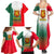 Bulgaria National Crest Family Matching Summer Maxi Dress and Hawaiian Shirt with Tricolor Design and Folk Cuff Pattern
