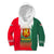 Bulgaria National Crest Kid Hoodie with Tricolor Design and Folk Cuff Pattern