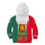 Bulgaria National Crest Kid Hoodie with Tricolor Design and Folk Cuff Pattern