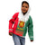 Bulgaria National Crest Kid Hoodie with Tricolor Design and Folk Cuff Pattern