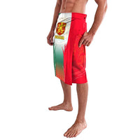 Bulgaria National Crest Lavalava with Tricolor Design and Folk Cuff Pattern