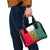 Bulgaria National Crest Shoulder Handbag with Tricolor Design and Folk Cuff Pattern