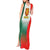 Bulgaria National Crest Tank Maxi Dress with Tricolor Design and Folk Cuff Pattern