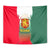 Bulgaria National Crest Tapestry with Tricolor Design and Folk Cuff Pattern