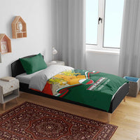 Bulgaria Liberation Day Bedding Set with Shipka Monument and Tricolor Lion Graphic