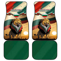Bulgaria Liberation Day Car Mats with Shipka Monument and Tricolor Lion Graphic