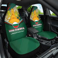 Bulgaria Liberation Day Car Seat Cover with Shipka Monument and Tricolor Lion Graphic