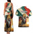 Bulgaria Liberation Day Couples Matching Tank Maxi Dress and Hawaiian Shirt with Shipka Monument and Tricolor Lion Graphic