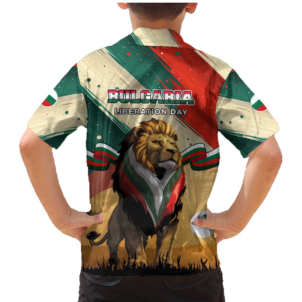 Bulgaria Liberation Day Family Matching Mermaid Dress and Hawaiian Shirt with Shipka Monument and Tricolor Lion Graphic