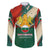 Bulgaria Liberation Day Family Matching Mermaid Dress and Hawaiian Shirt with Shipka Monument and Tricolor Lion Graphic