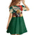 Bulgaria Liberation Day Kid Short Sleeve Dress with Shipka Monument and Tricolor Lion Graphic