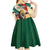 Bulgaria Liberation Day Kid Short Sleeve Dress with Shipka Monument and Tricolor Lion Graphic